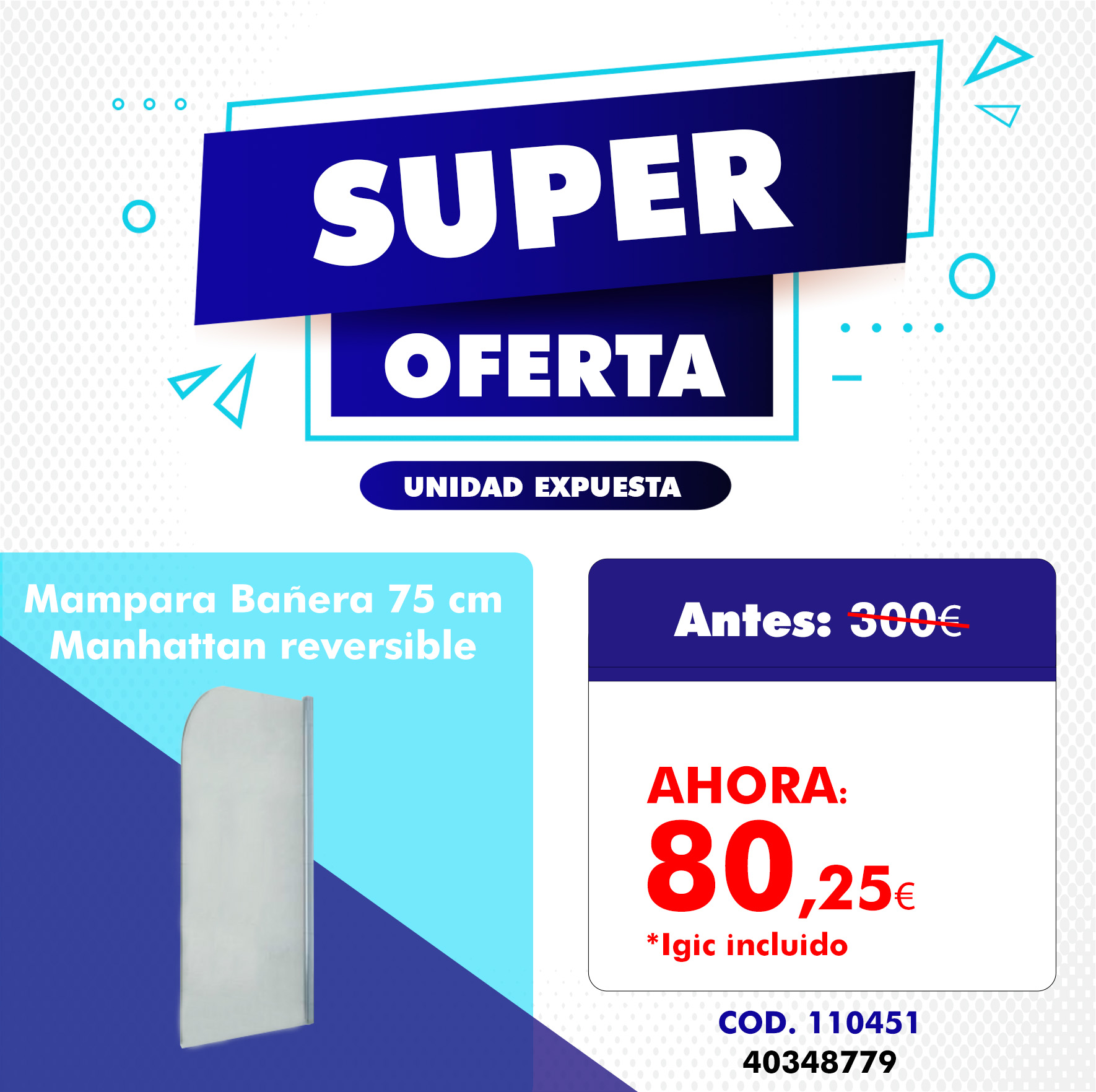 Mampara ba&ntilde;era